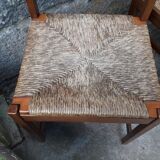 Set of 3 chairs and 2 Scandinavian stools