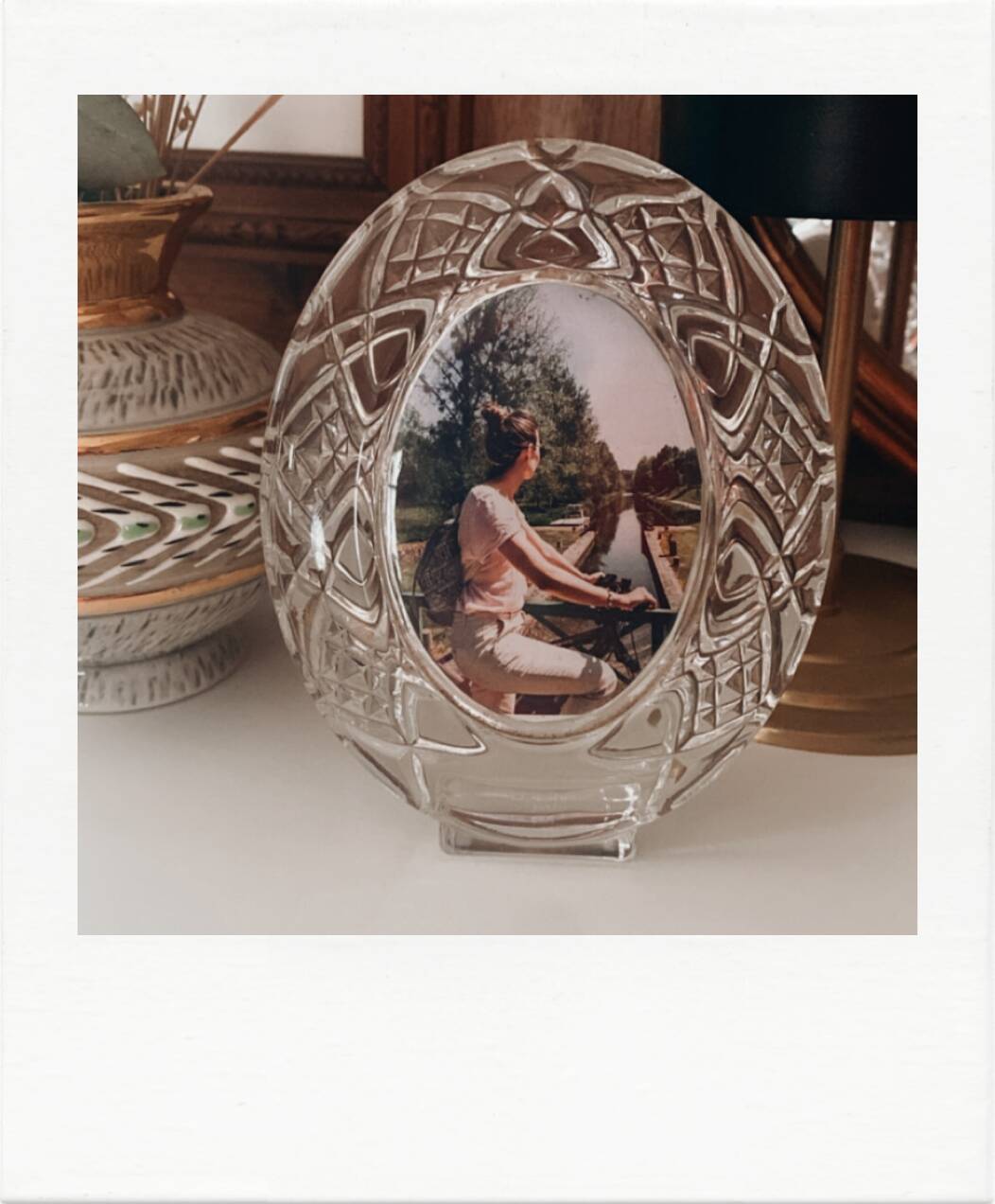 Crystal photo frame