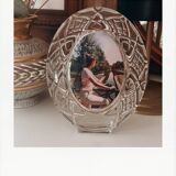 Cadre photo en cristal
