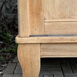 Parisian art deco wardrobe sliding doors solid raw oak