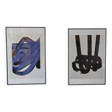 Pierre soulages after two works