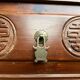 Pair of exotic wood storage columns - China