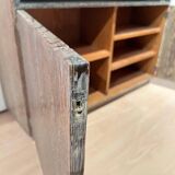 Art Deco Office Cabinet in Limed Oak from De Coene, 1935