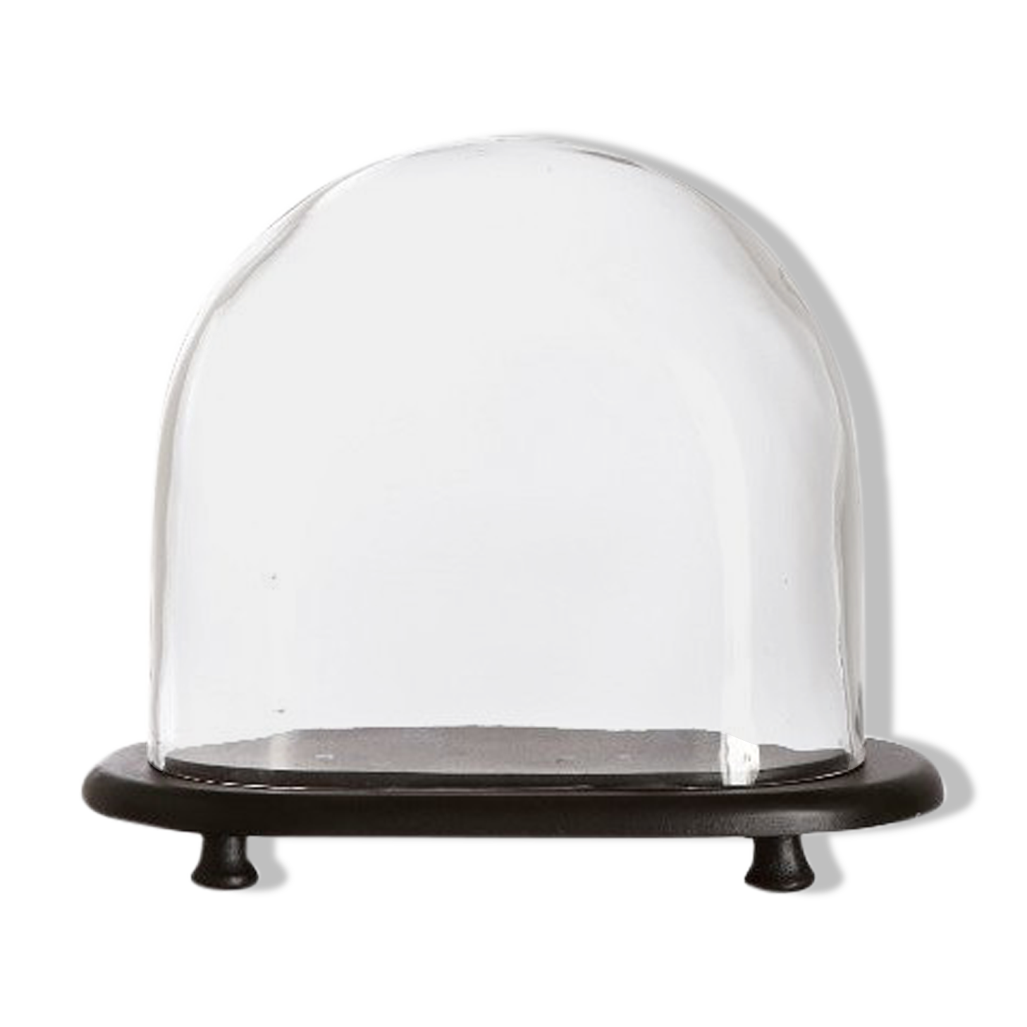 Glass bell with pacific base