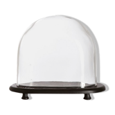 Glass bell with pacific base