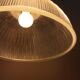 Suspension vintage verre prismatique