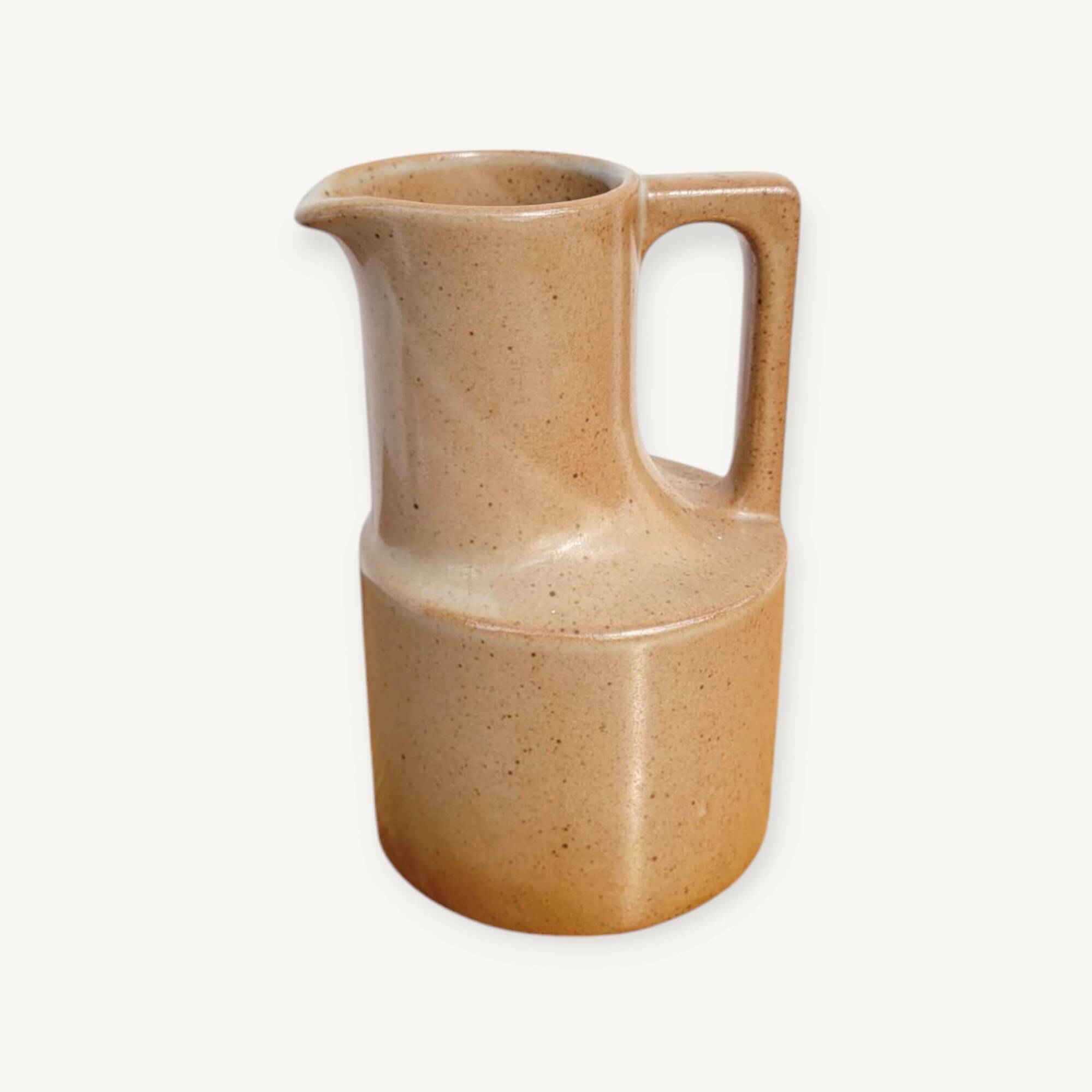 Brenne stoneware milk jug 70s