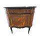 Console demi lune marqueté style louis VI