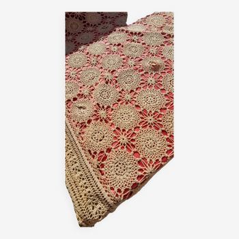 Crochet bedspread