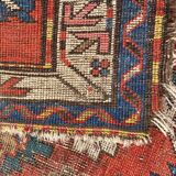 Tapis ancien caucasien kazak aigle 143x257 cm