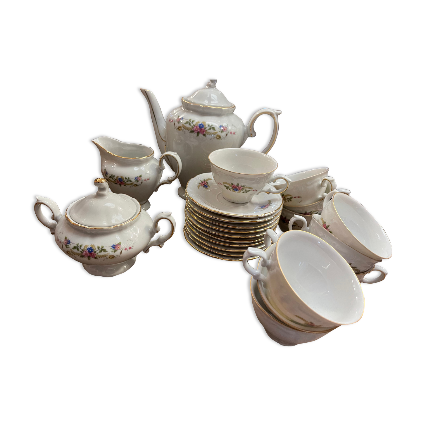 Porcelain coffee service
