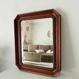 Vintage 60s beveled octagonal mirror 51*40 cm