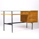 Bureau en bois et verre par Jean René Picard, 1960s