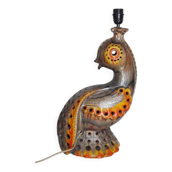 Lampe de sol dans le goût des productions d'accolay années 60-70