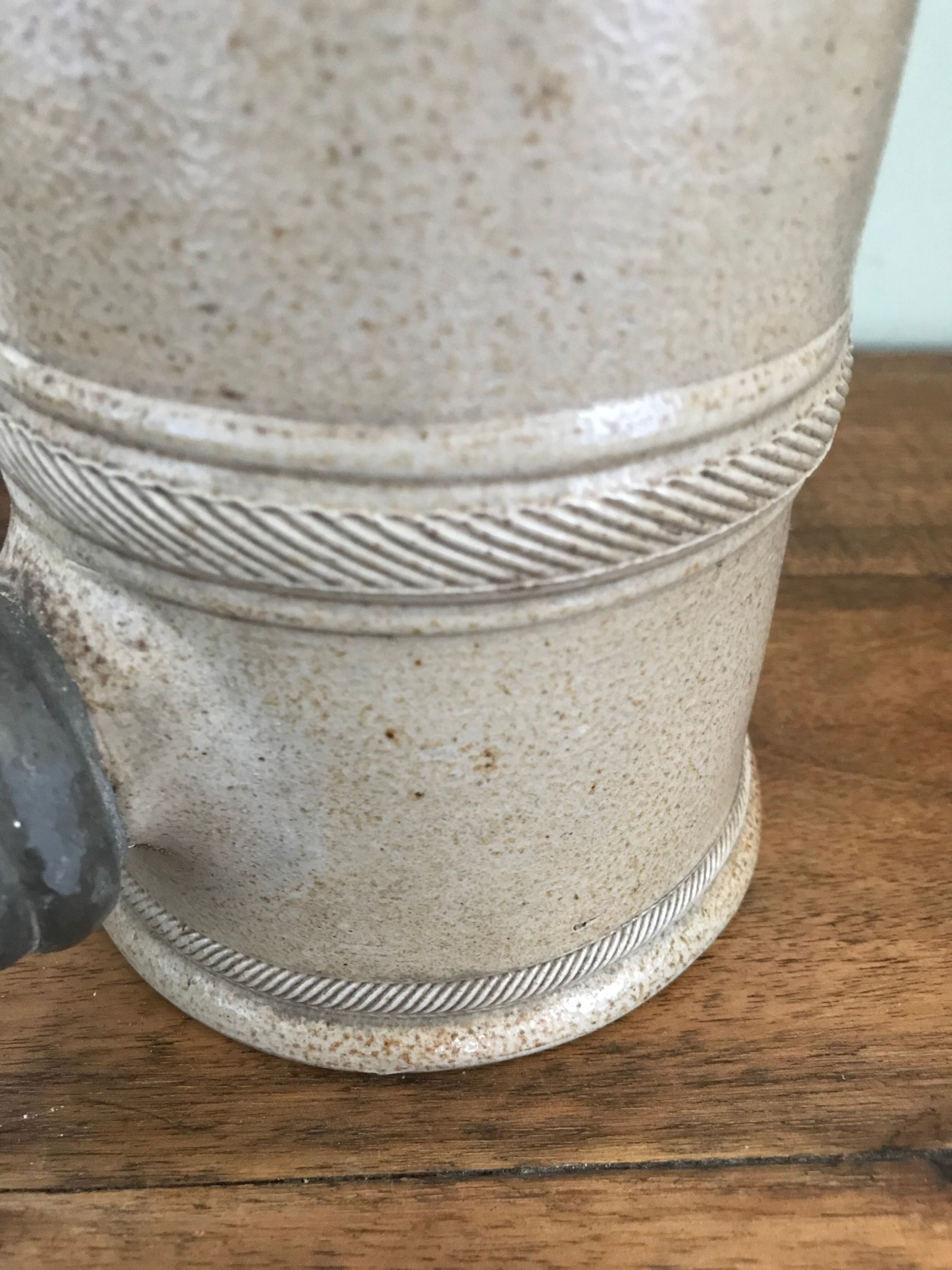 Old sandstone bottle