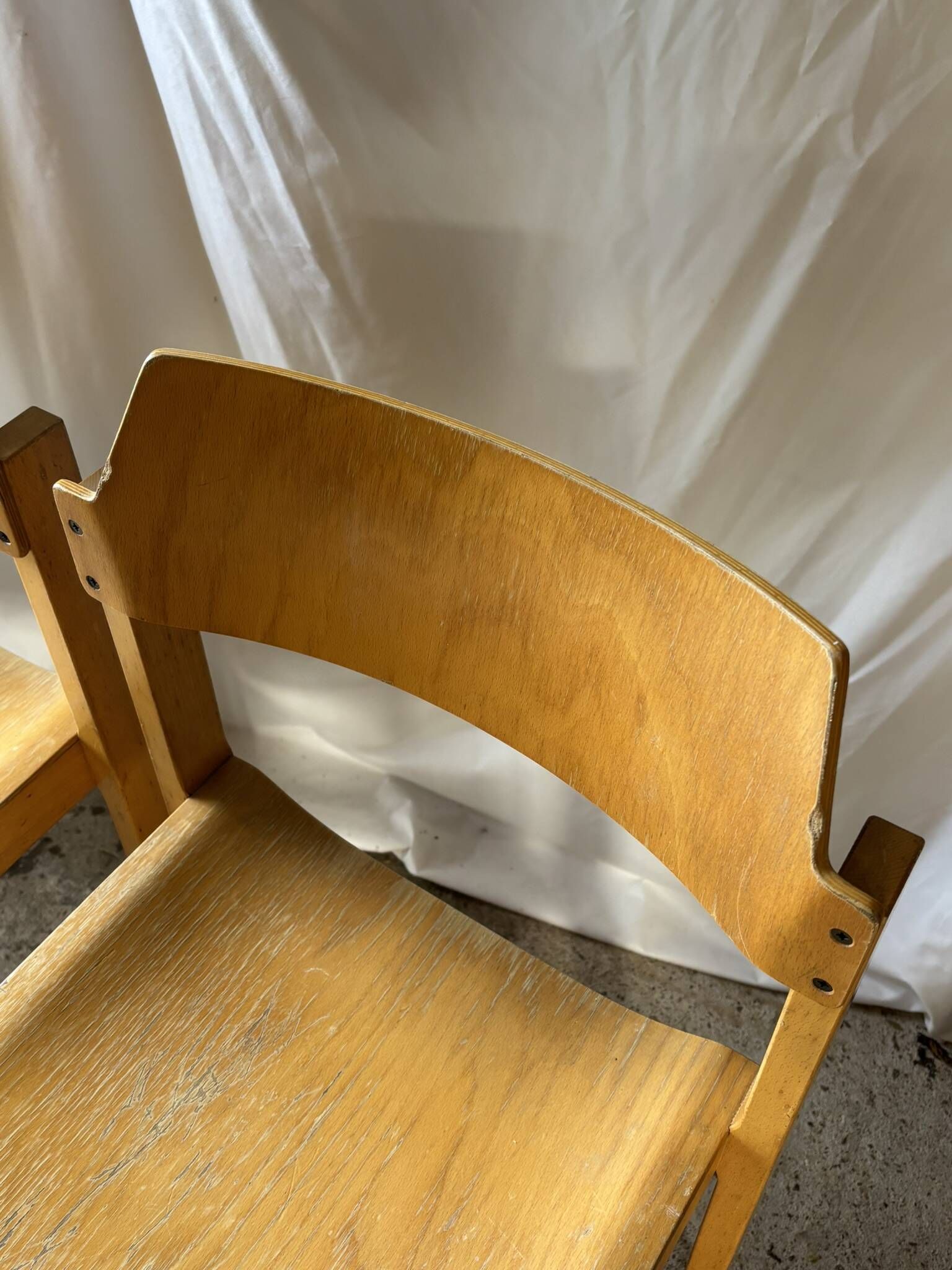 Lot de 3 chaises Rainer Schell pour Schlapp Möbel — années 70