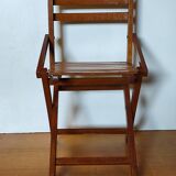 Ancienne chaise pliante enfants vintage italienne