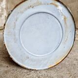Enamel bucket with lid