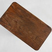 Rustic solid Wooden tripod Stool, France 1940s