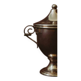 Vintage silver plated milk and sugar set