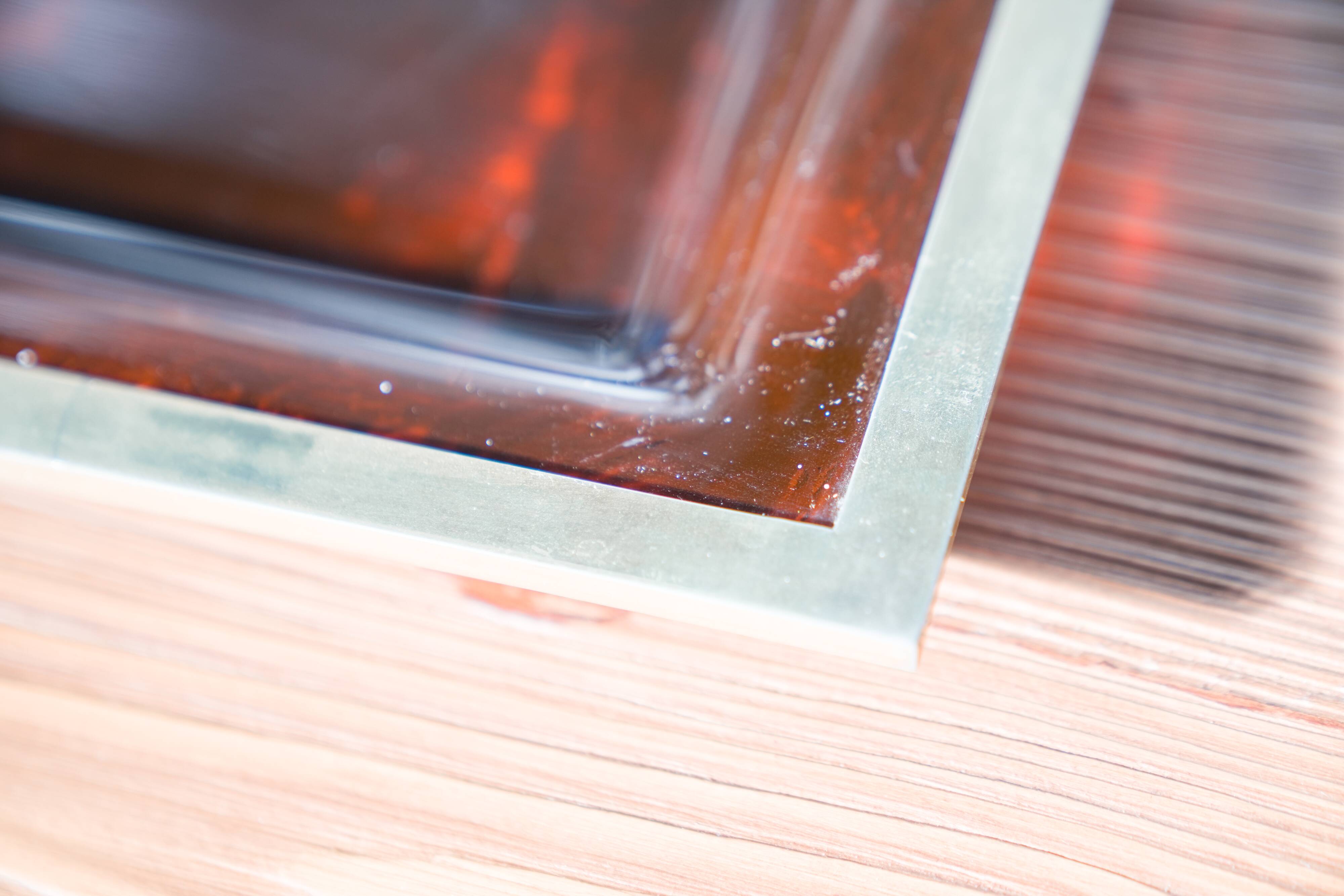 Mid-Century Christian Dior Lucite and Metal Tray - 1970s Designer Piece, France