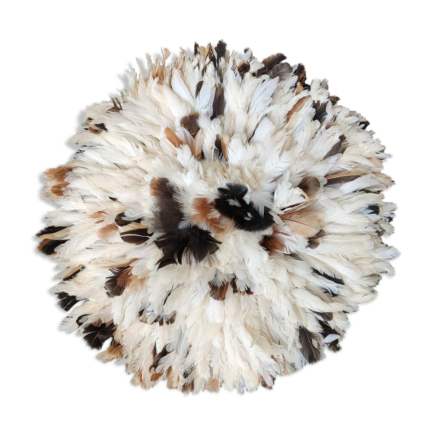 Juju hat natural white speckled beige 50cm