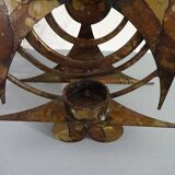 Brutalist Iron Candleholder by Henrik Horst, 1960s