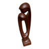 Teak statuette