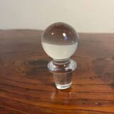 Baccarat-style cut crystal glass carafe