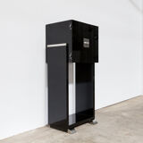 60s Piano lacquered cabinet art deco style