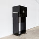 60s Piano lacquered cabinet art deco style
