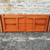 Folding brewery table