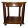 Art Deco wooden side table / serving trolley on wheels