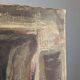 Cubist expressionist portrait in oil by Calvo Carrión 1970s