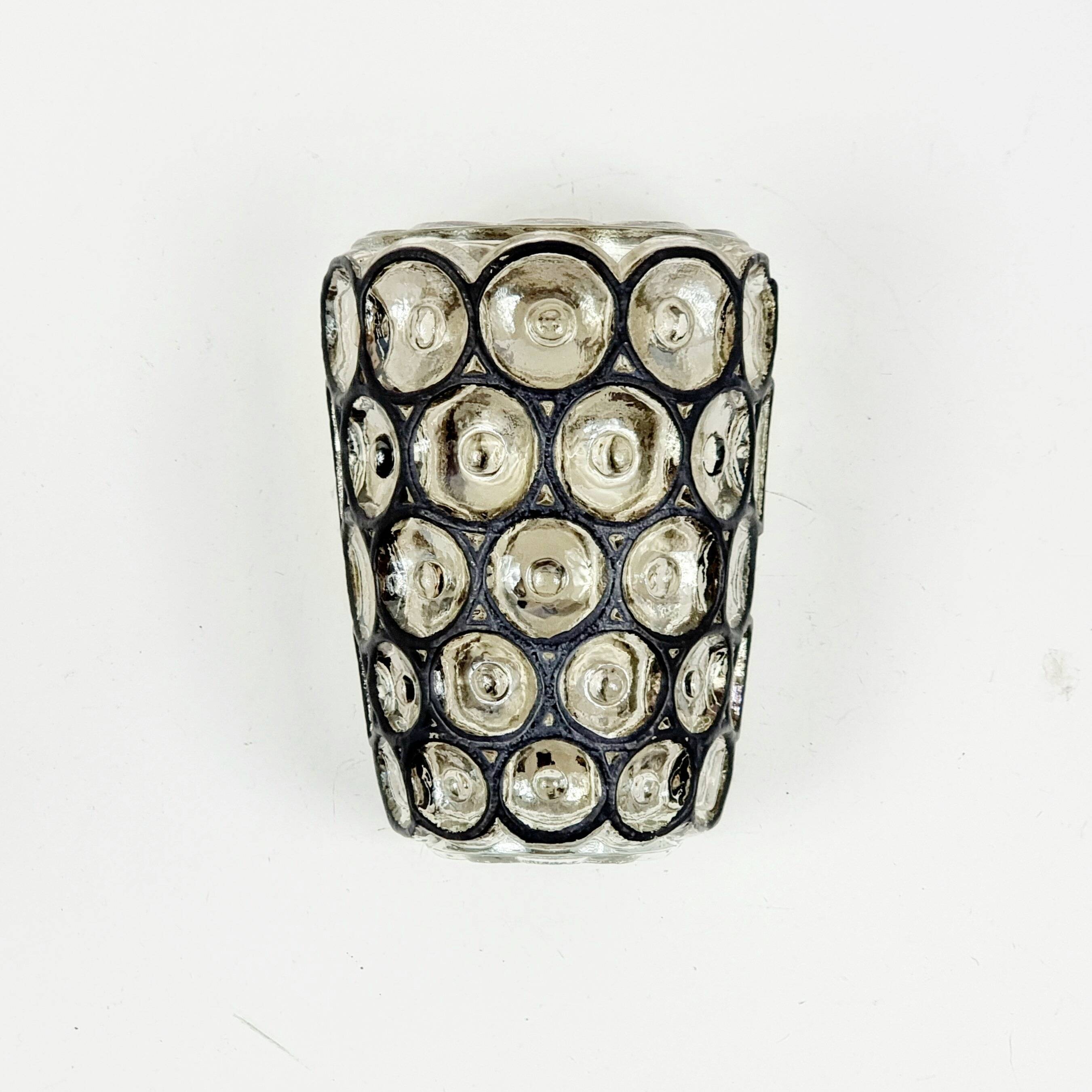 Mid-Century Glass Wall Light from Limburg, Germany, 1960s/1970s