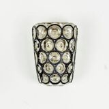 Mid-Century Glass Wall Light from Limburg, Germany, 1960s/1970s