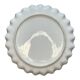 Vintage porcelain plate with floral decoration – chic country style