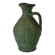 Jug, vase, vintage green ceramic