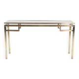 Console en laiton de Guy Lefevre, années 70