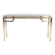 Console en laiton de Guy Lefevre, années 70