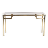 Console en laiton de Guy Lefevre, années 70