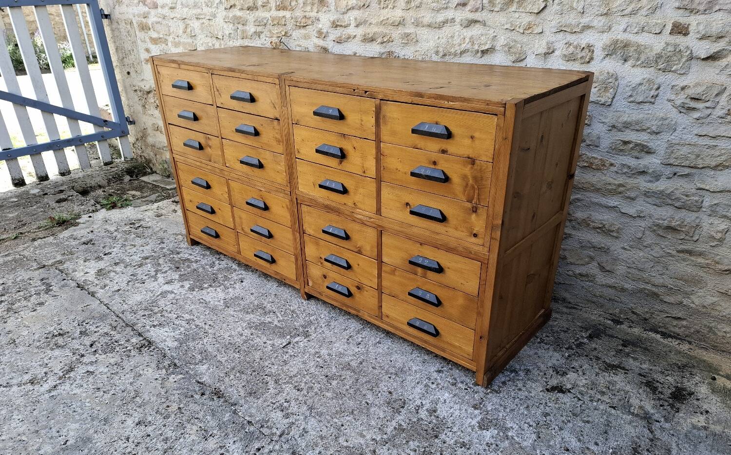 Craft cabinet with drawers