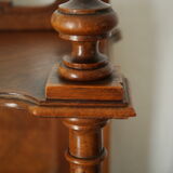 Louis XVI style music cabinet display case in 20th century walnut