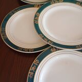 Assiettes plates Céranord, modèle Kléber