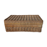 Braided wicker box