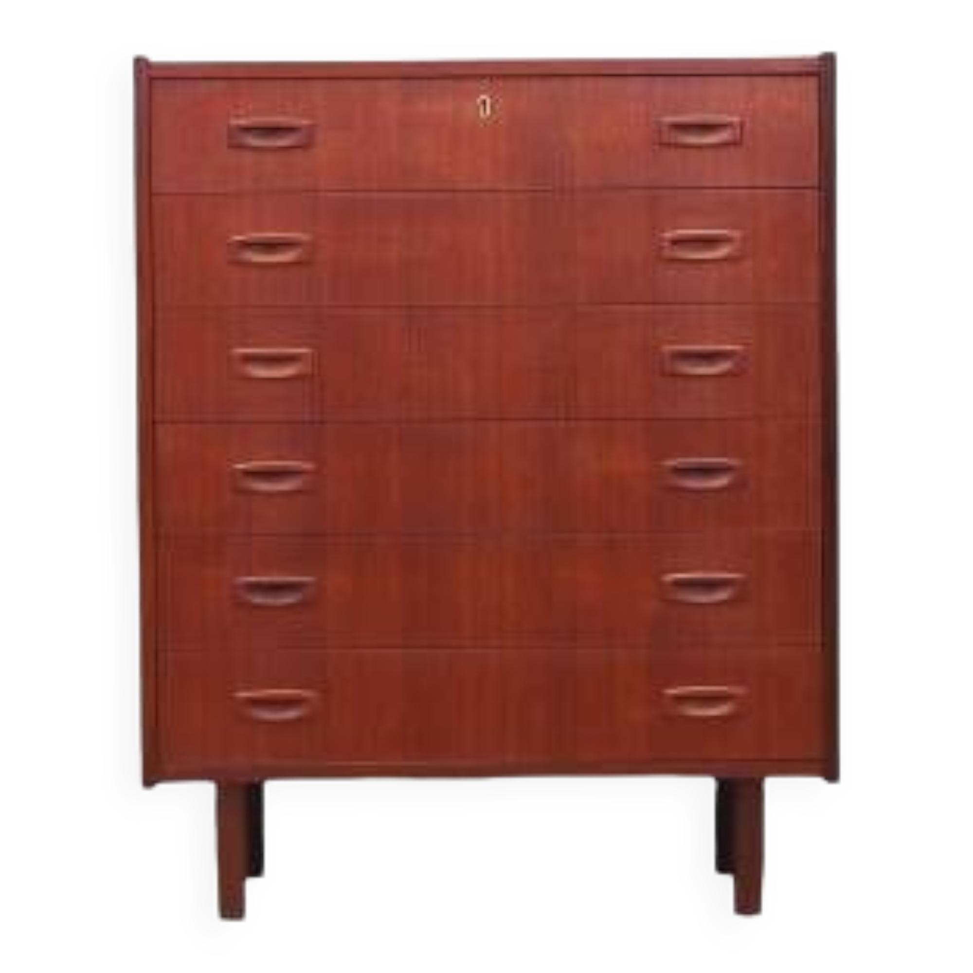 Teak chest of drawers, Danish design, 1970s, made in Denmark