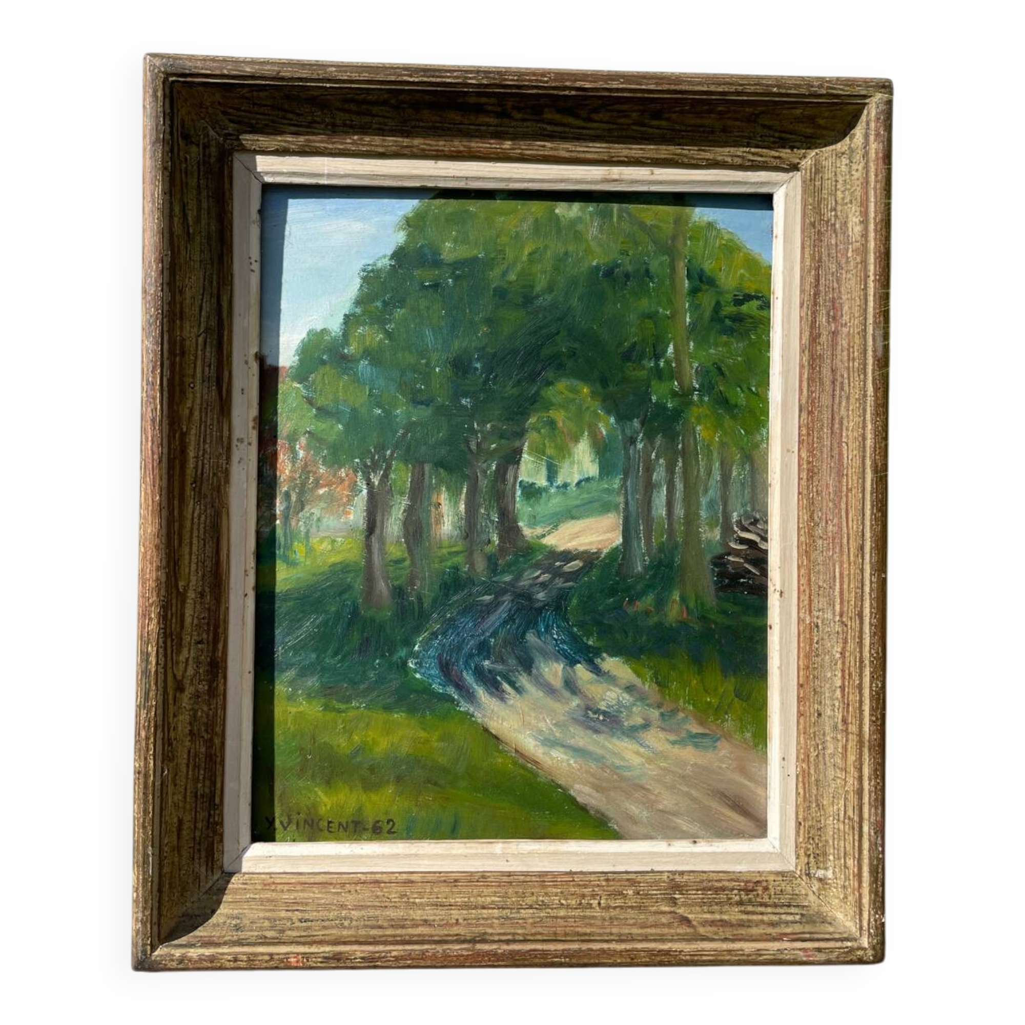 Impressionist style oil painting