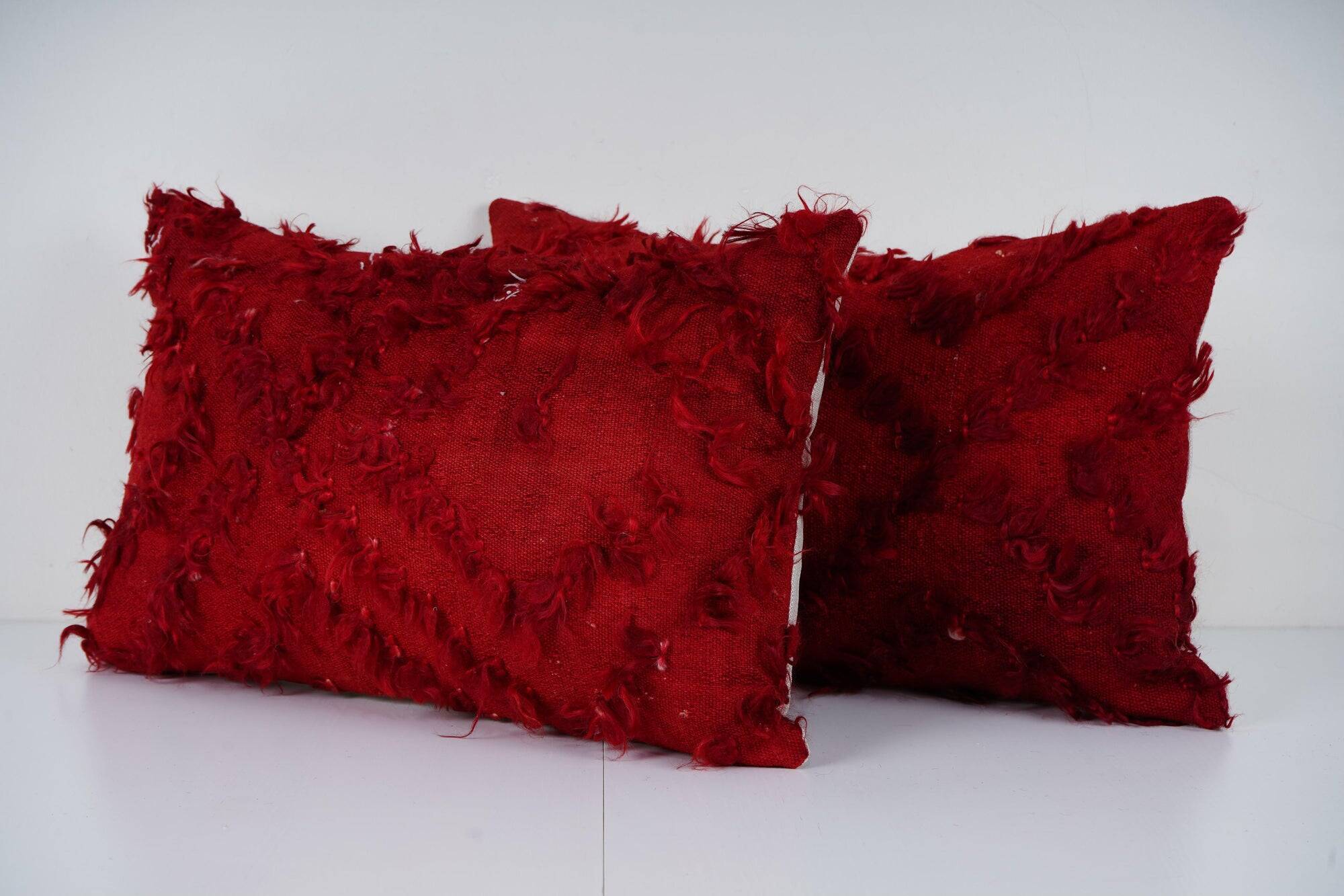 Set of 2 vintage Turkish cushion covers 33x51 cm