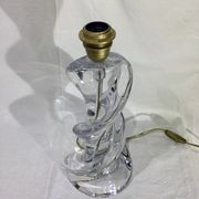 Pied de lampe en cristal de Sèvres