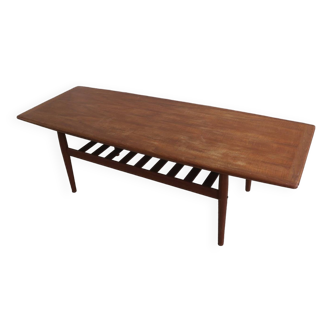 Table basse danoise par Grete Jalkpour Glostrup